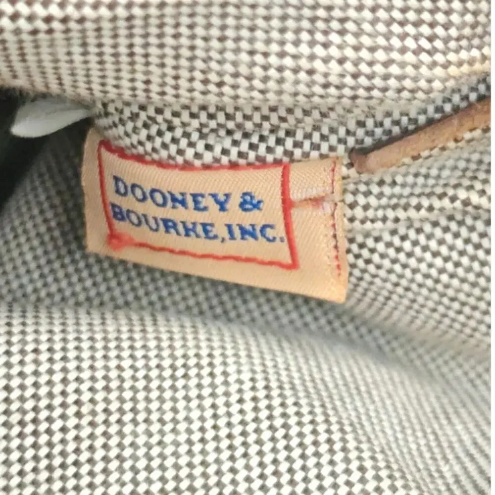 vintage Y2K Dooney & Bourke Blue brown DB satchel